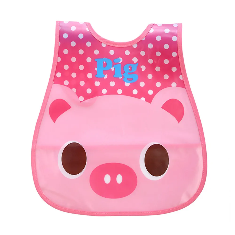 MUQGEW Mouth To Baby Cloth Baby Waterproof Cute Kid Infant Bibs Baby Soft Cartoon Bib Waterproof Saliva Dripping Bibs