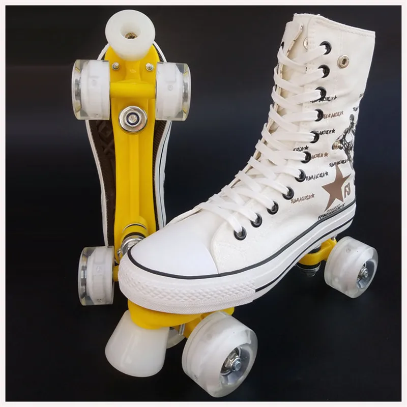 المهنية الكبار صف مزدوج قماش الشكل زلاجات دوارة أحذية لعشاق اثنين خط وامض عجلات Patines للجنسين Adulto IB1801 المهنية الكبار صف مزدوج قماش الشكل زلاجات دوارة أحذية لعشاق اثنين خط وامض عجلات Patines للجنسين Adulto IB1801