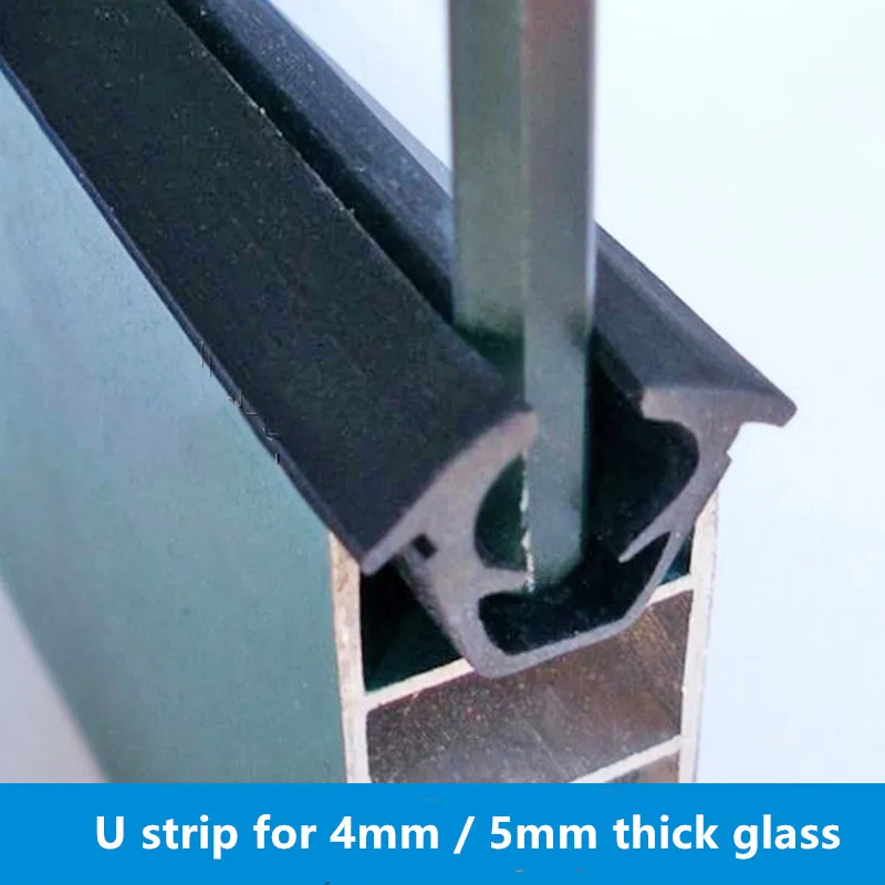 Glazing U Channel Gasket EPDM Rubber Wrap Sealing Strip Door Window U