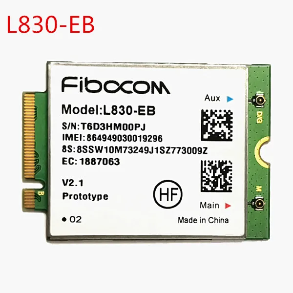 L830-EB LTE 4G беспроводной 4G сим-карту для THINKPAD X380/T480S/T480/X280/T580/L580/L480/S1 gen 4