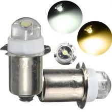 P13.5S PR2 0,5 Вт Светодиодный светильник-вспышка, сменная лампа, прочный 30 люмен, высокая яркость, Аварийный Рабочий светильник, Чистый теплый белый DC3-18V