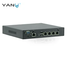FASTDISK Mini PC Computer Celeron J1900 Quad Core Network Control Security WAN Firewall router 4 GbE LAN for pfsense