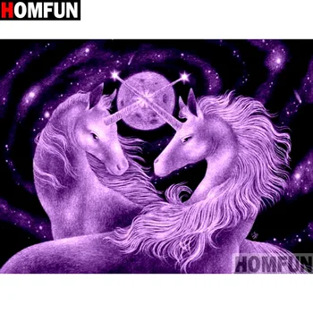 

HOMFUN Full Square/Round Drill 5D DIY Diamond Painting "Cartoon unicorn" Embroidery Cross Stitch 5D Home Decor Gift A14036