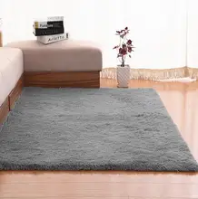Customizable Large Size Plush Shaggy carpet for Living Room Bedroom kids rug home mat non-slip 200*50 200*80 sofa tea table mat