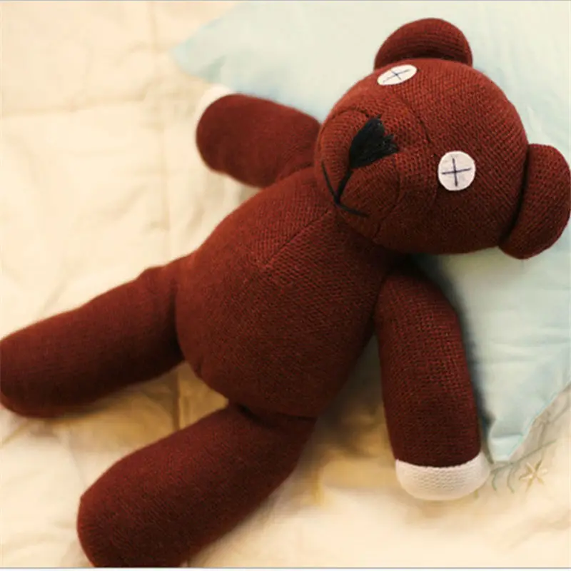 Retail-1-piece-9-23cm-mr-bean-bear-Teddy-doll-Animal-Stuffed-plush-toys-Brown-Figure