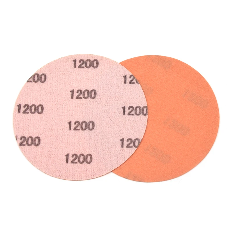 POLIWELL 5 шт. 125 мм FV пленка сверхтонкие шлифовальные диски 600~ 5000 зернистость мягкая Водонепроницаемая наждачная бумага для влажной/сухой полировки автомобильная краска
