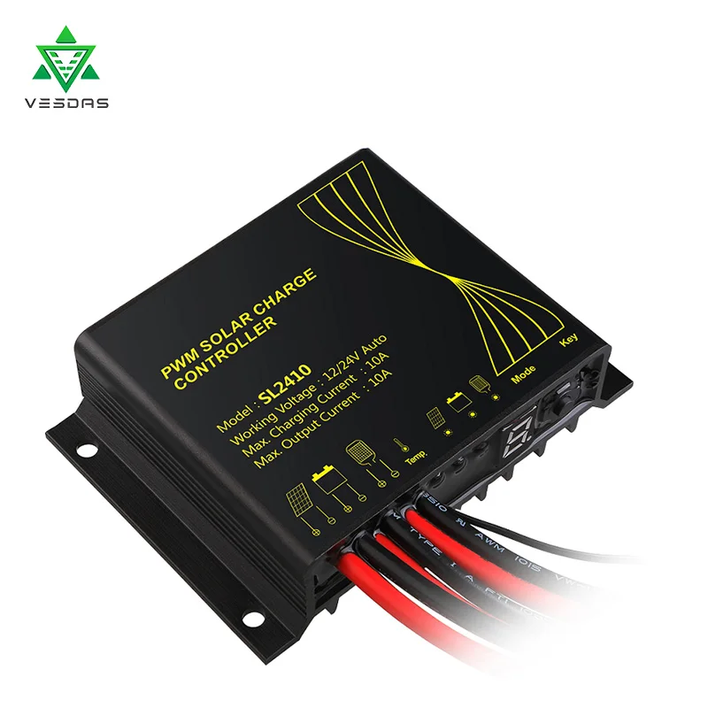 IP68 12/24V Авто PMW интеллигентая(ый) максимальной точкой мощности, Солнечный контроллер заряда с светодиодный Дисплей