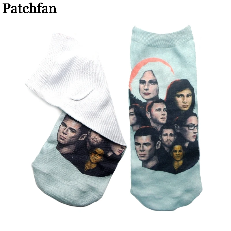 12 пар/лот Patchfan Sense8 Фильм Смешной 90s аниме принтом Для женщин носки до лодыжки Kawaii Вечерние пользу подарки украшения A2170