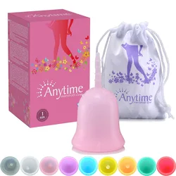 En cualquier momento de la menstruación de la taza de la atención de la salud de las mujeres de la copa Menstrual 100% de silicona médica de la copa Menstrual femenino para dama Coletor Menstrual En cualquier momento de la menstruación de la taza de la atención de la salud de las mujeres de la copa Menstrual 100% de silicona médica de la copa Menstrual femenino para dama Coletor Menstrual