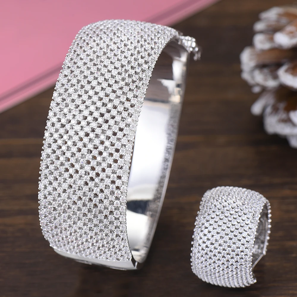conjuntos jóias para casamento feminino zircon cúbico