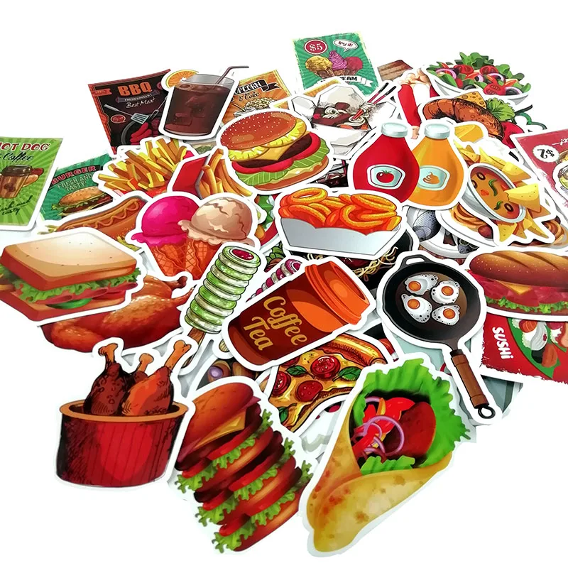 50 шт./партия вкусные наклейки игрушки для автомобиля ноутбук багаж для велоспорта и сноубординга Phonecase наклейка детская игрушка наклейка