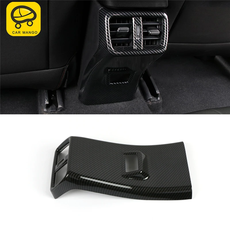 

CAR MANGO Car Styling Rear Seat A/C Air Vent Outlet Panel Cover Trim Frame Sticker Interior Accessories for Lexus UX 2019