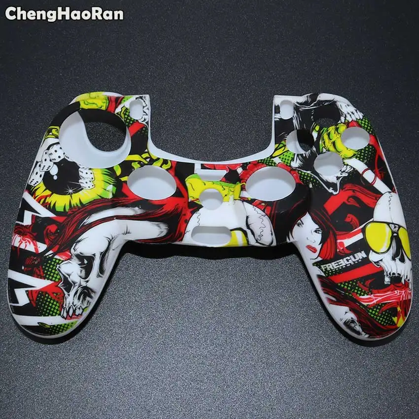 No.26 ChengHaoRan для sony PS4 Pro тонкий геймпад протектор Камуфляжный Камо силиконовый гель защита Мягкий рукав кожа захват чехол - Цвет: No.26