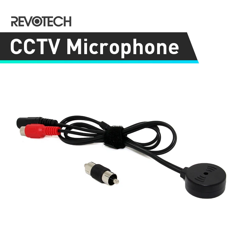 

High Quality Mini Audio CCTV Microphone Surveillance Wide Range Sound Pickup Audio Monitor for Security Camera