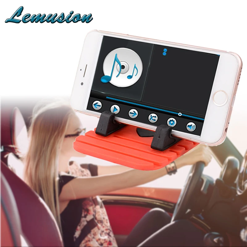 

1pc Soft Silicone Mobile Phone Holder Car Dashboard GPS Anti Slip Mat Desktop Stand Bracket for iPhone 5s 6 7 Samsung Tablet