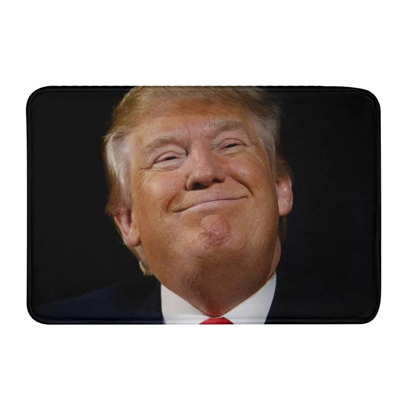 Door Mat Donald Trump 3D Printing Bath Mat Anti Slip Washable Kitchen