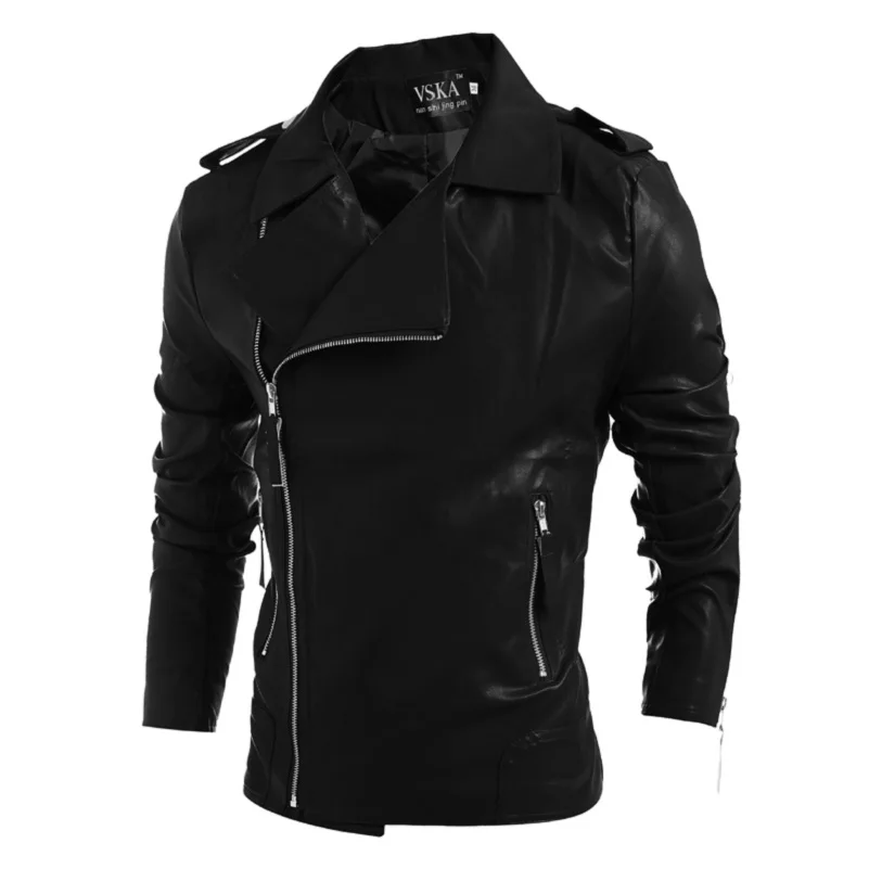Motorcycle Leather JacketsPU Men Autumn Winter Leather