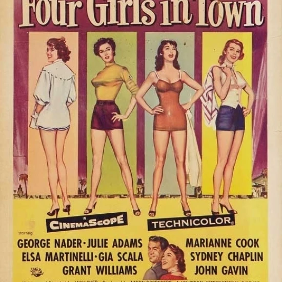 Four Girls in Town Movie Poster (11 x 17)