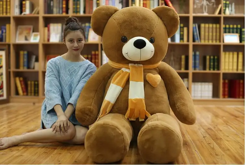 180 см Огромный Большой Мишка Тедди подарок на день рождения, плюшевый мишка, мягкая подушка для куклы, подарок для взрослых, Juguetes