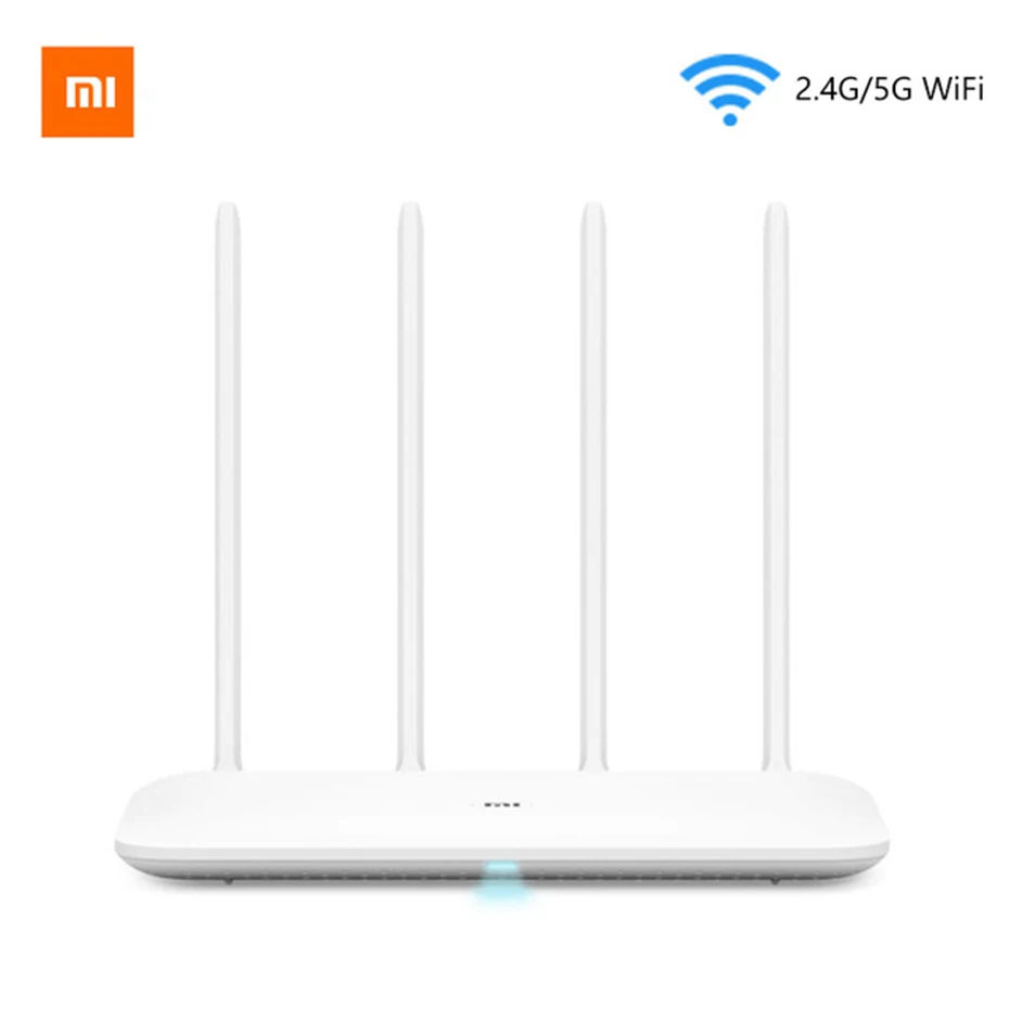 

Original Xiaomi Router 4 Mi Wifi Repeater 2.4G 5GHz 1167Mbps Fiber-optic Full Gigabit Smart Router 128MB APP Connect Control