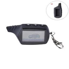 

Car Anti-theft System 2-way LCD Remote Control Key Fob Chain 2 Way Car Alarm Remote Control For starline A61 with Silicone Case