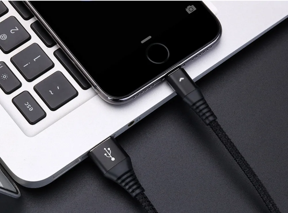 Светодиодный кабель Micro USB 1,2 A, кабель для быстрой зарядки, светодиодный индикатор 1,8 м, кабель для зарядки и передачи данных в нейлоновой оплетке, шнур для зарядки телефона Android