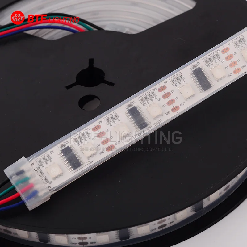 LPD8806 5 м 60 Светодиодный/М пикселей IP30/IP67 SMD 5050 RGB светодиодный светильник, Индивидуальный Адресный гибкий DC5V