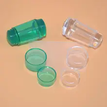 2,2 см/2,7 см двойная головка желе для дизайна ногтей штамп скребок силиконовый лак печать штамп штамповка изображения пластины инструмент DIY Маникюрный набор