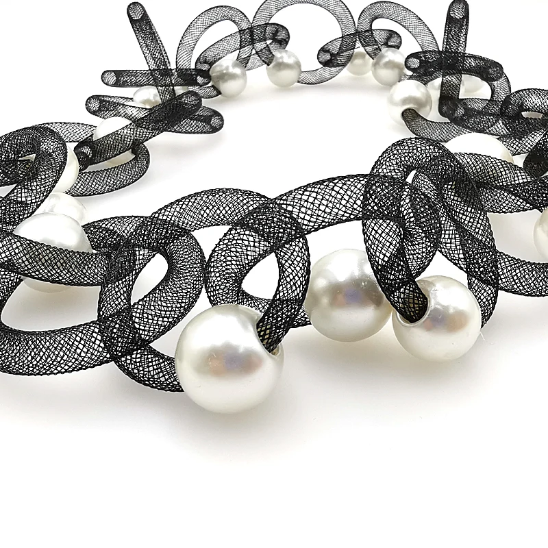 YD& YDBZ, новинка, жемчужное ожерелье с подвеской, s для женщин, дизайнерское, роскошное, модное, длинное ожерелье, два использования, кружевные цепи, ручная работа, ювелирное изделие, готика