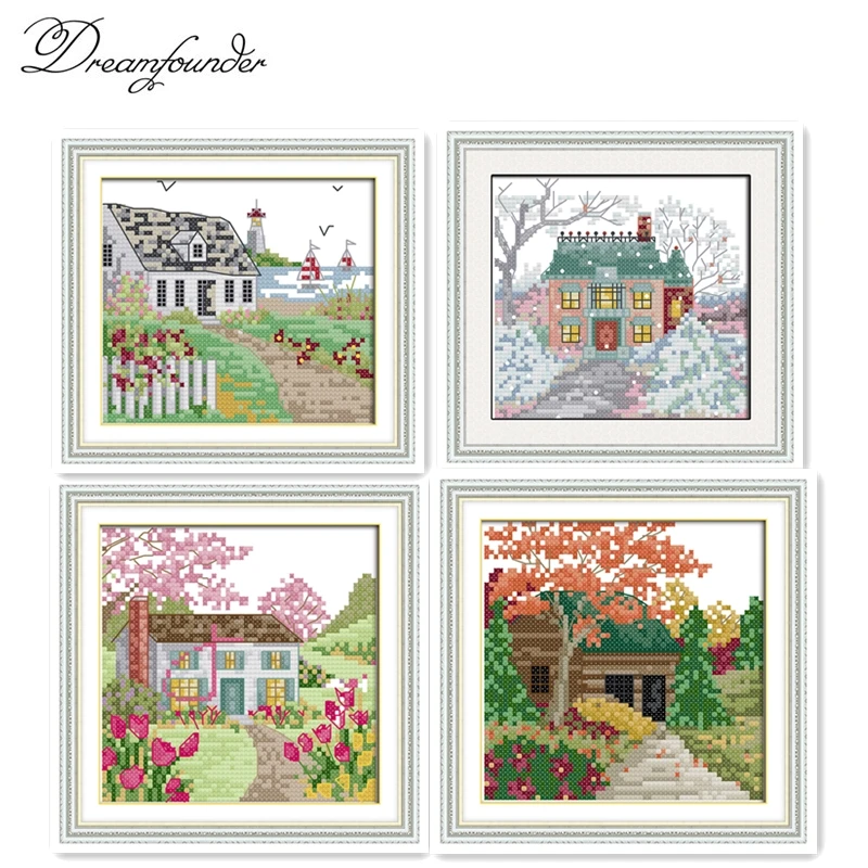 Набор для вышивки крестиком сделай сам|handmade needlework|embroidery diycross stitch kits |
