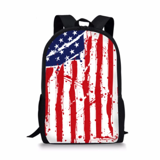 Классический рюкзак с флагом Великобритании, США, для детей, для начальной школы, рюкзак, для начальной школы, художественная живопись, американский флаг, школьный рюкзак, персонализированный Рюкзак - Цвет: CC2419C