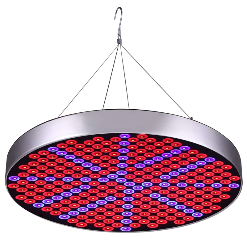 

LED Grow Light Bulb Panel 50W UFO Plant Growing Lamp with 250 LEDs Red Blue UV IR Full Spectrum Growing Lights for Indoor Plan