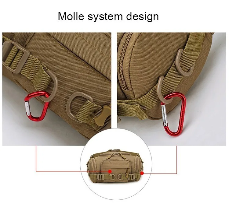 600D военно-тактические Водонепроницаемая поясная сумка человек военный пояс пакет Пеший Туризм Открытый Плеча MOLLE, Охота Рыбалка Сумка