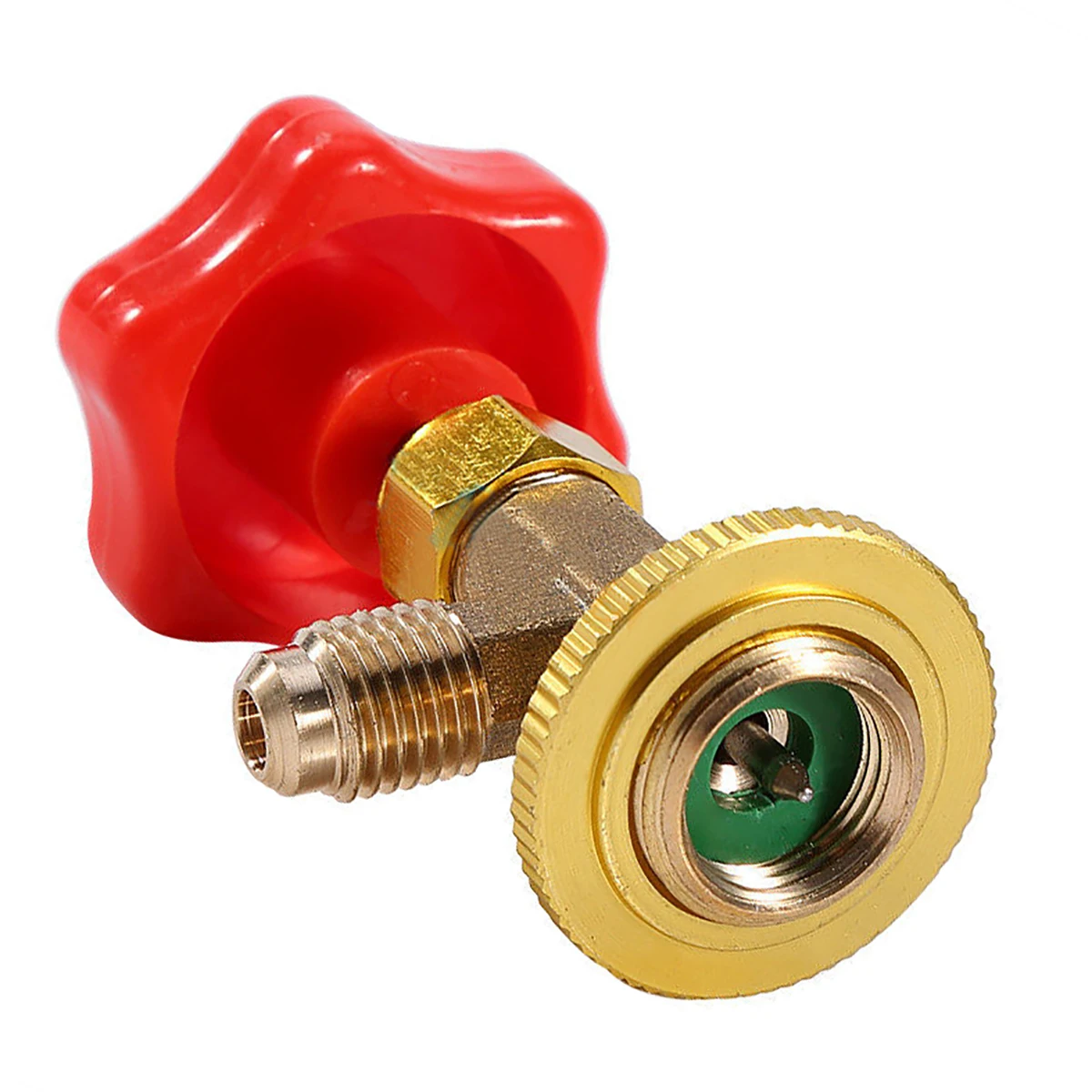 DWZ New Car R134a Air Refrigerant AC Can Tap Valve Bottle Opener Tool With Red Cap