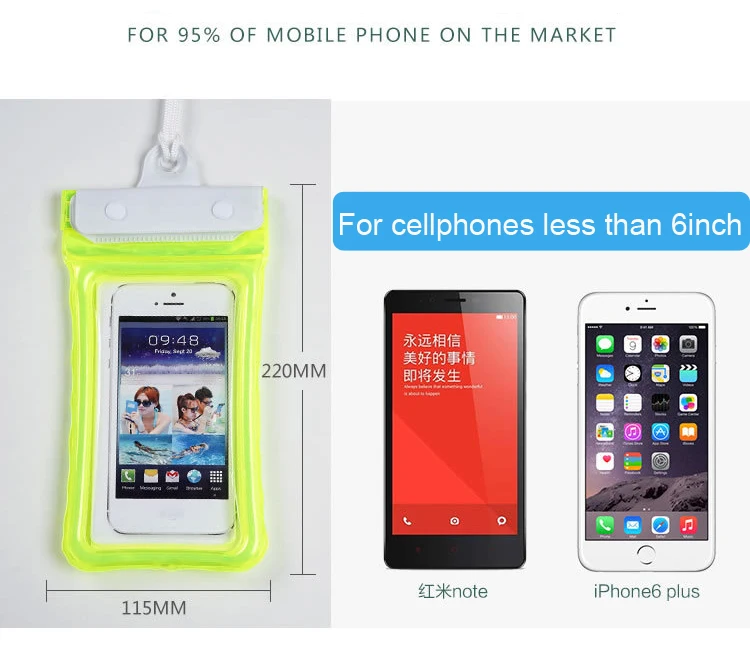 Underwater mobile phone Case Carry Bag
