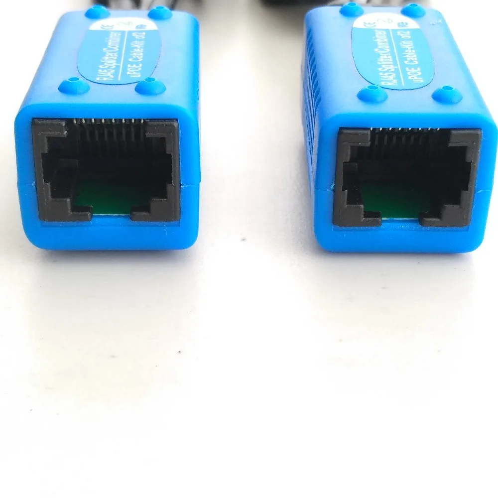 JTOEB UPoe кабель-комплект 2 RJ45 Сплиттер commbiner 2Poe ip-камера передача по одному UTP cat5/6e работа с d poe рекордер