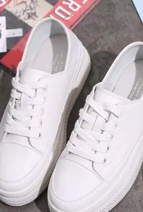 

2018 new autumn white shoes K-35