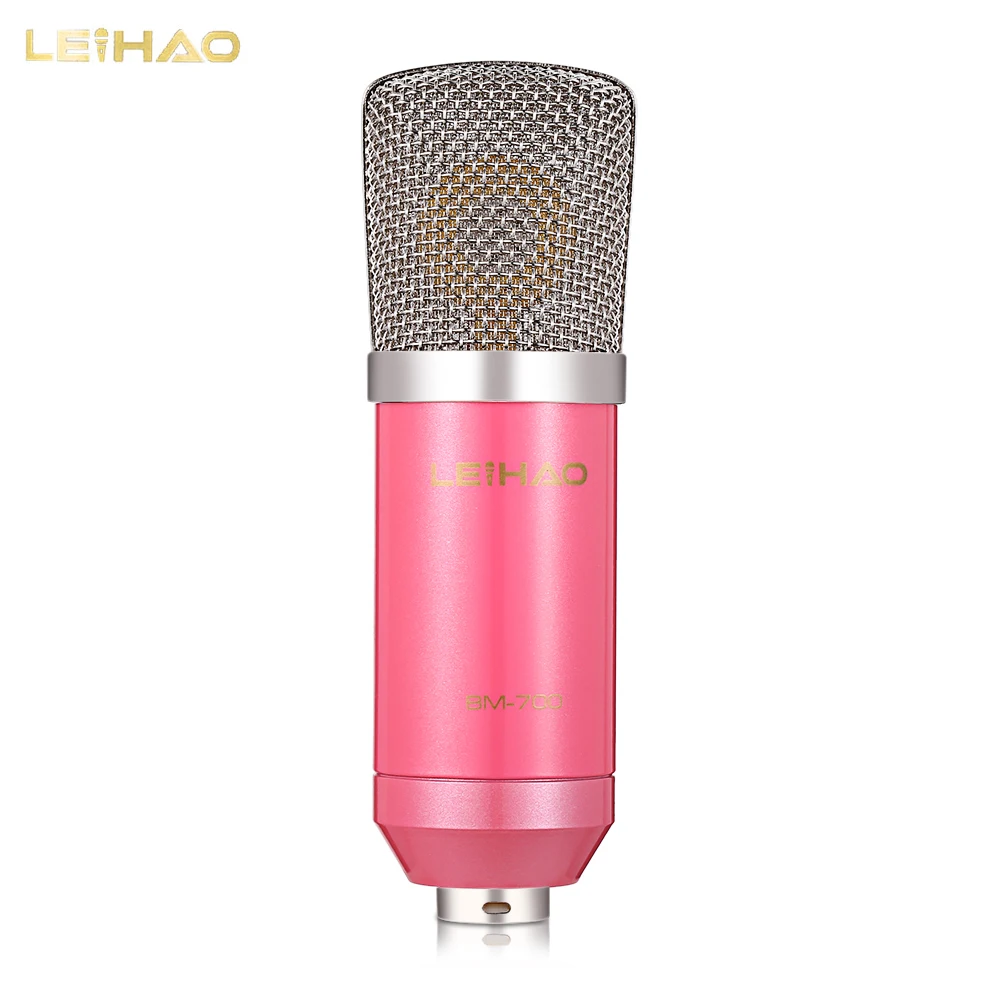 LEIHAO BM 700 Dynamic Condenser Sound Recording Microphone with Shock