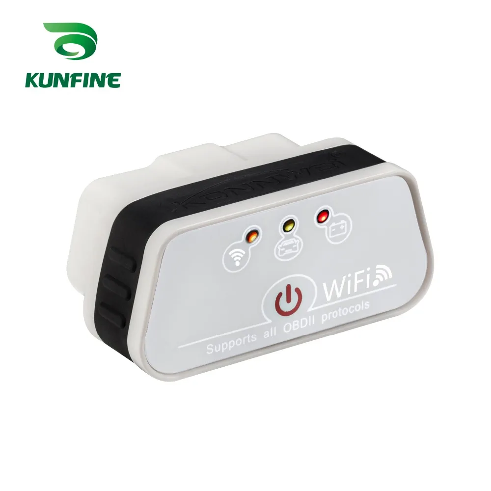 KUNFINE Super Mini KW901 WIFI ELM327 V1.5 ODB2 OBDII Автомобильный диагностический сканер инструмент ELM