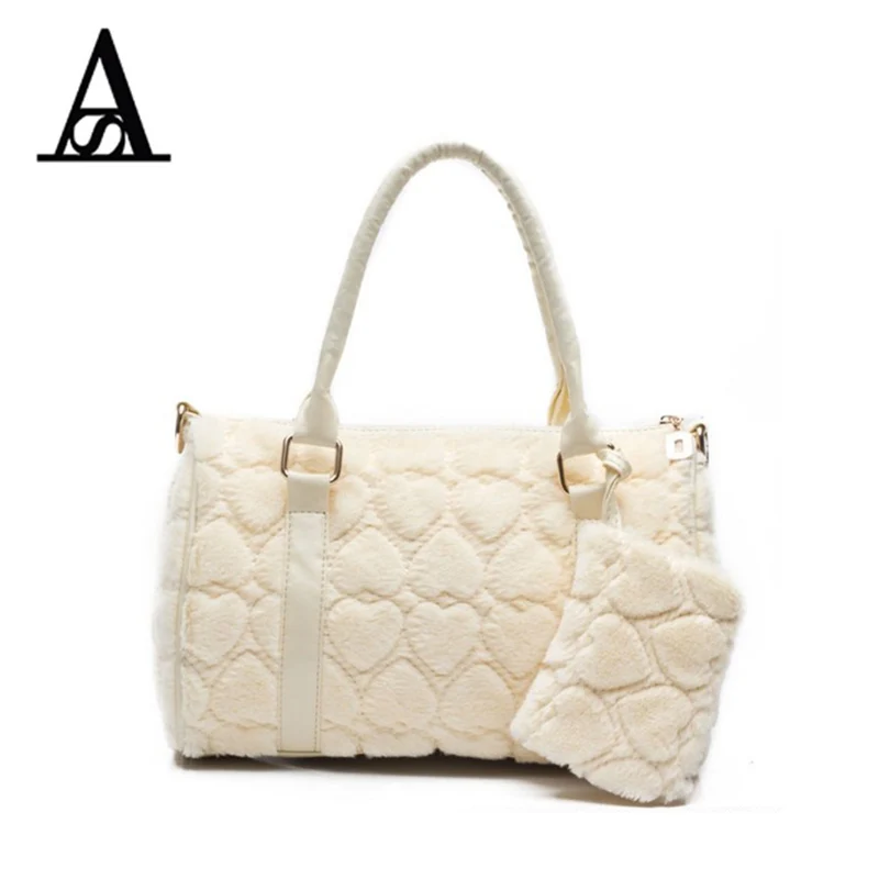 

AITESEN Single Shoulder Crossbody Luis Vuiton Bag Woman Plush Love Famous Brand Pack Di Lusso Delle Donne Delle Borse Designer