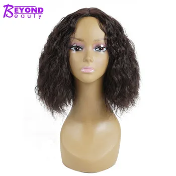 

Beyond Beauty Black Color Kinky Curly Short Wigs Synthetic Hair Heat Resistant Fiber for Women Naturally Black Wig For Female