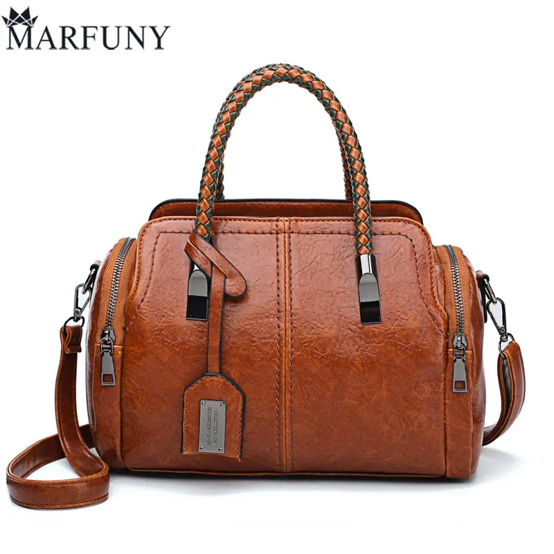 Acheter Mode sacs à main femmes de haute qualité en cuir Message sacs décontracté fourre tout dames sac à bandoulière sacs pour femmes 2018 nouveau Style