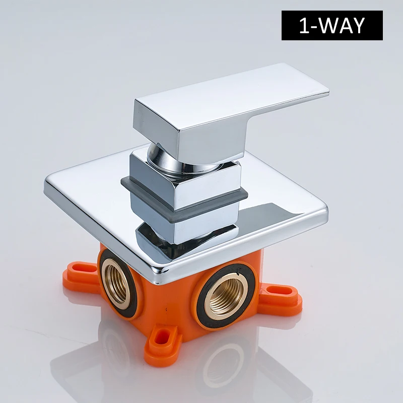quyanre wanfan embedded box shower faucet mixing valve 2 way 3 way shower faucet mixer hot cold mixer tap bathroom shower faucet accessory4