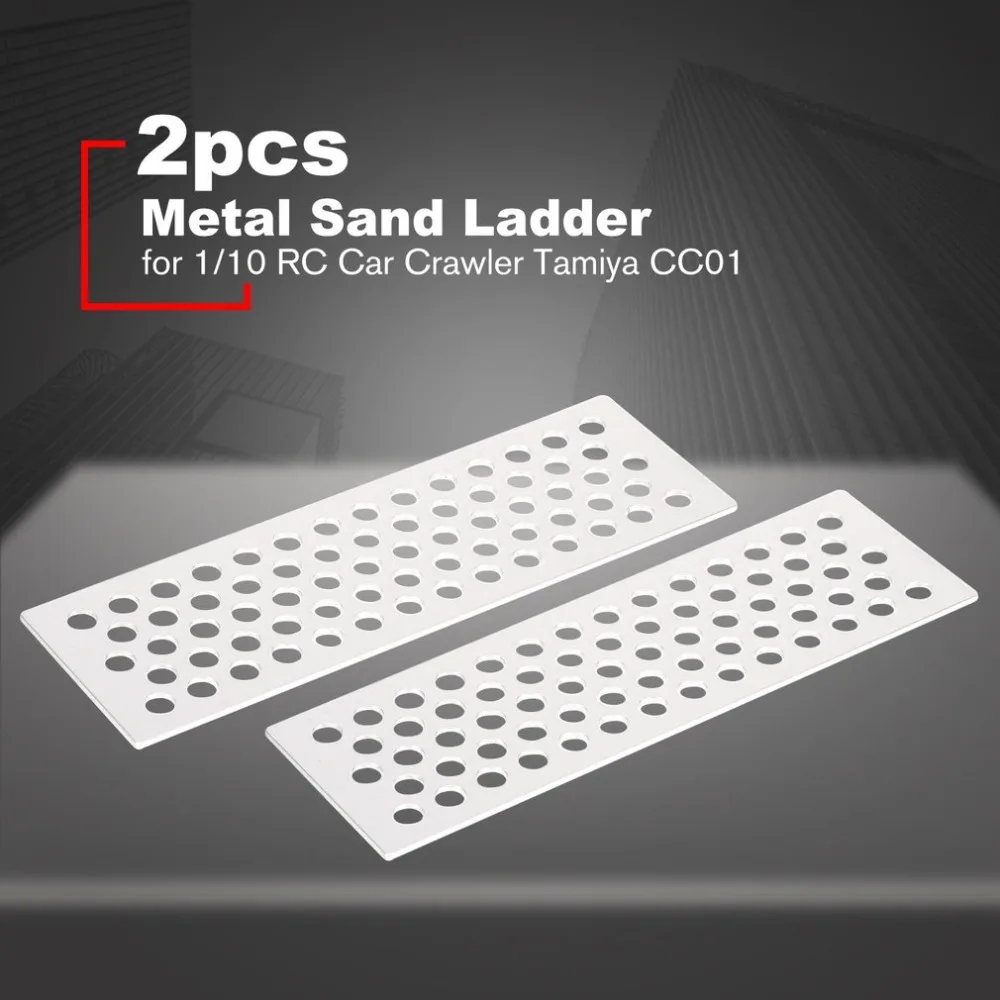 

2pcs Metal Sand Ladder Recovery Board for 1/10 RC Car Crawler Axial SCX10 Traxxas TRX-4 RC4WD D90 D110 Tamiya CC01Accessories