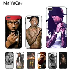 MaiYaCa Lil Wayne Coque основа чехол для телефона для Apple iPhone X 8 8 плюс 7 7 плюс 6 6s черный мобильный телефон оболочки