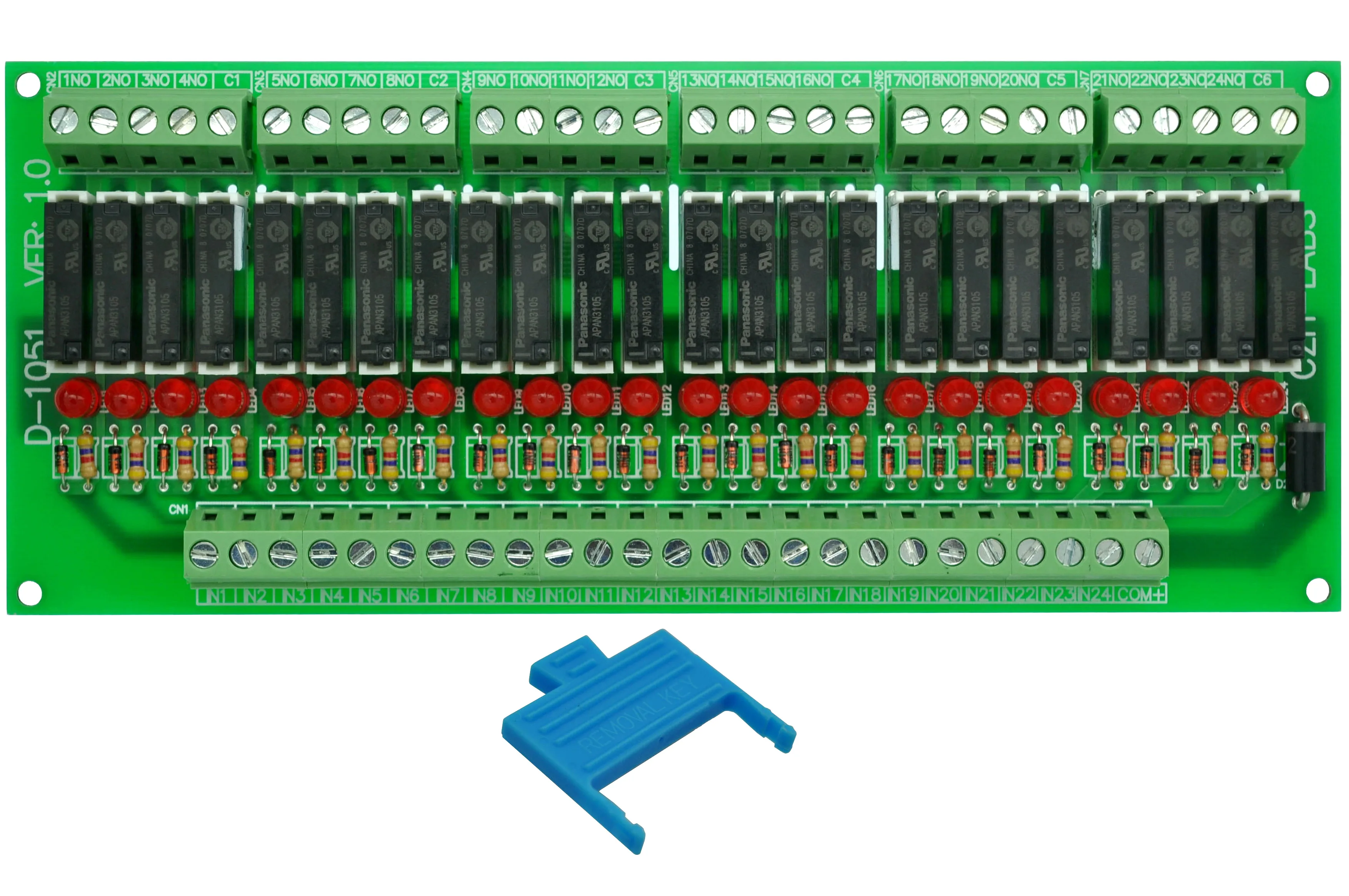 Тонкий Панель крепление DC5V раковина/NPN 24 SPST-NO 5A Мощность Модуль реле, PA1a-5V