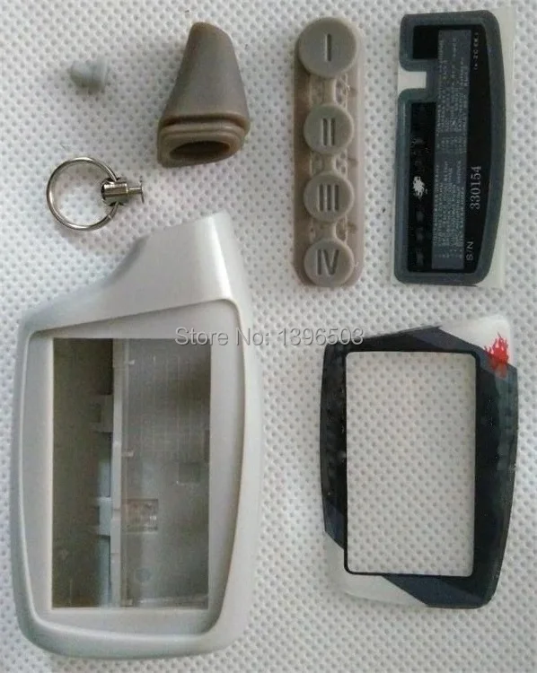 

Body Case Keychain For Russian Scher-Khan Magicar 5 6 2-Way Car Alarm LCD Remote Control Scher Khan M902F M903F Key Chain Fob