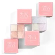 4 цвета, минеральная основа, пудра для лица, Профессиональная установка, свободная, для лица, полупрозрачная косметическая пудра для макияжа S3