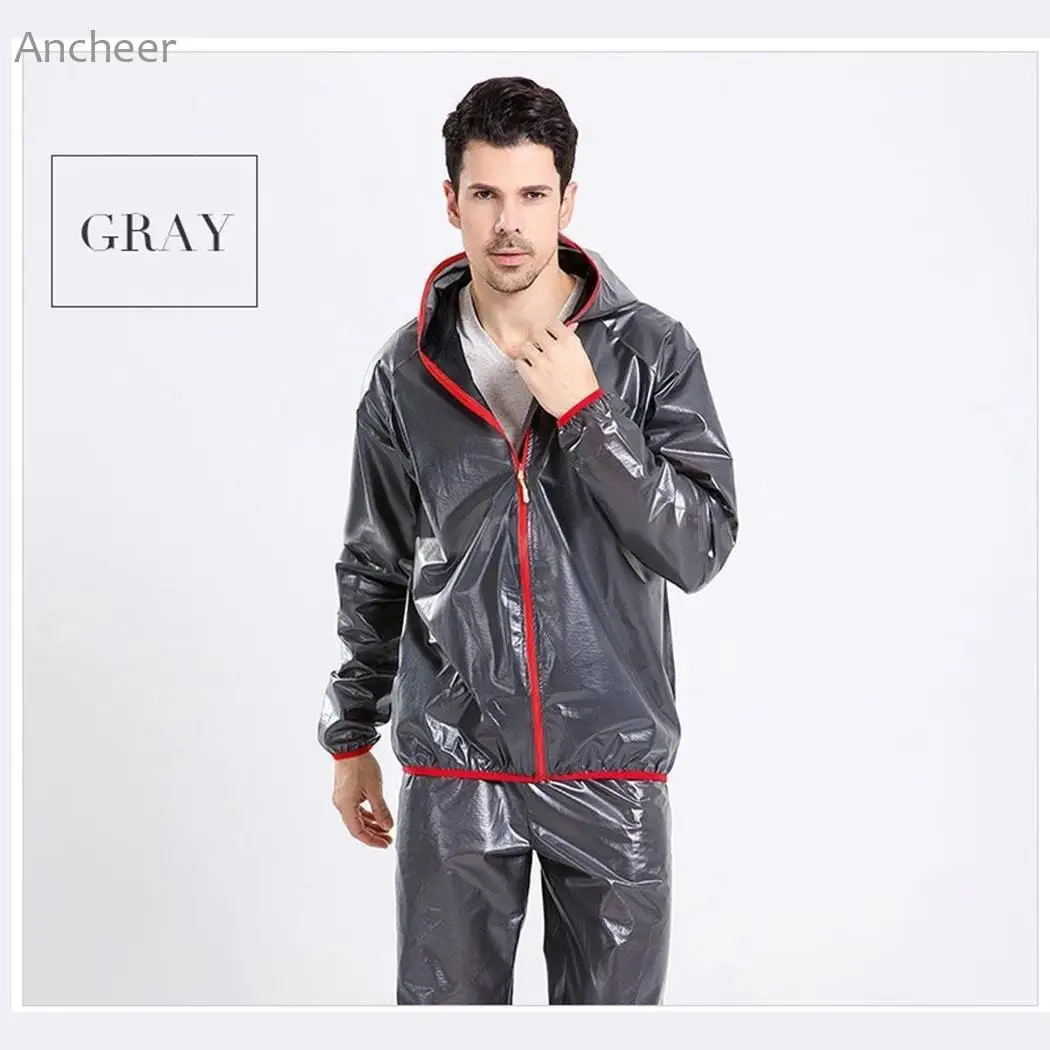 Cycling Raincoat For Men Waterproof Hooded Patchwork Men Breathable