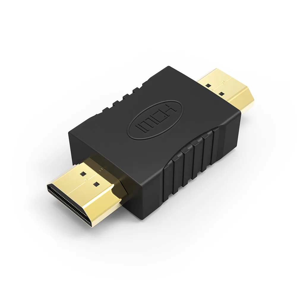 Высокое качество HDMI к HDMI мужчин и мужчин позолоченный соединитель удлинители соединителей адаптер конвертер для ноутбук с HDTV проектор